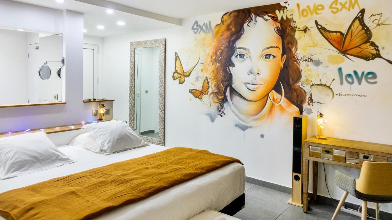 Official Page "Residence Bleu Marine" - Sea View Apartments & Studios - Saint-Martin French Side 그랜드케이스 외부 사진