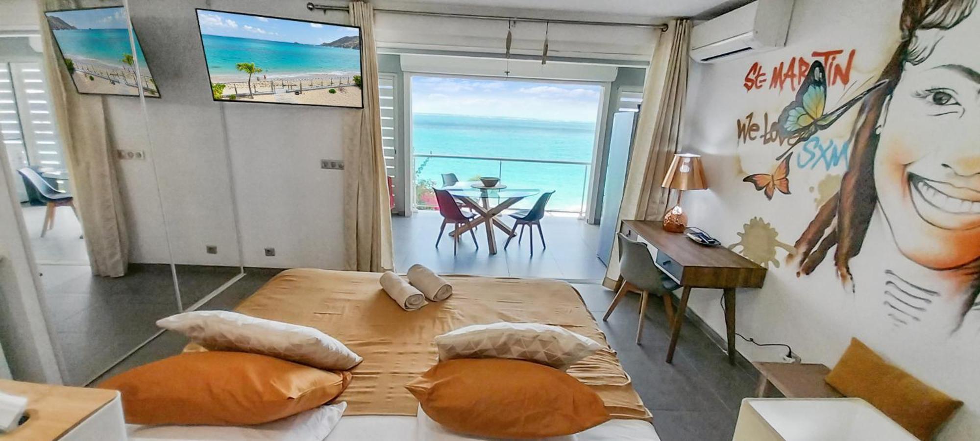 Official Page "Residence Bleu Marine" - Sea View Apartments & Studios - Saint-Martin French Side 그랜드케이스 외부 사진