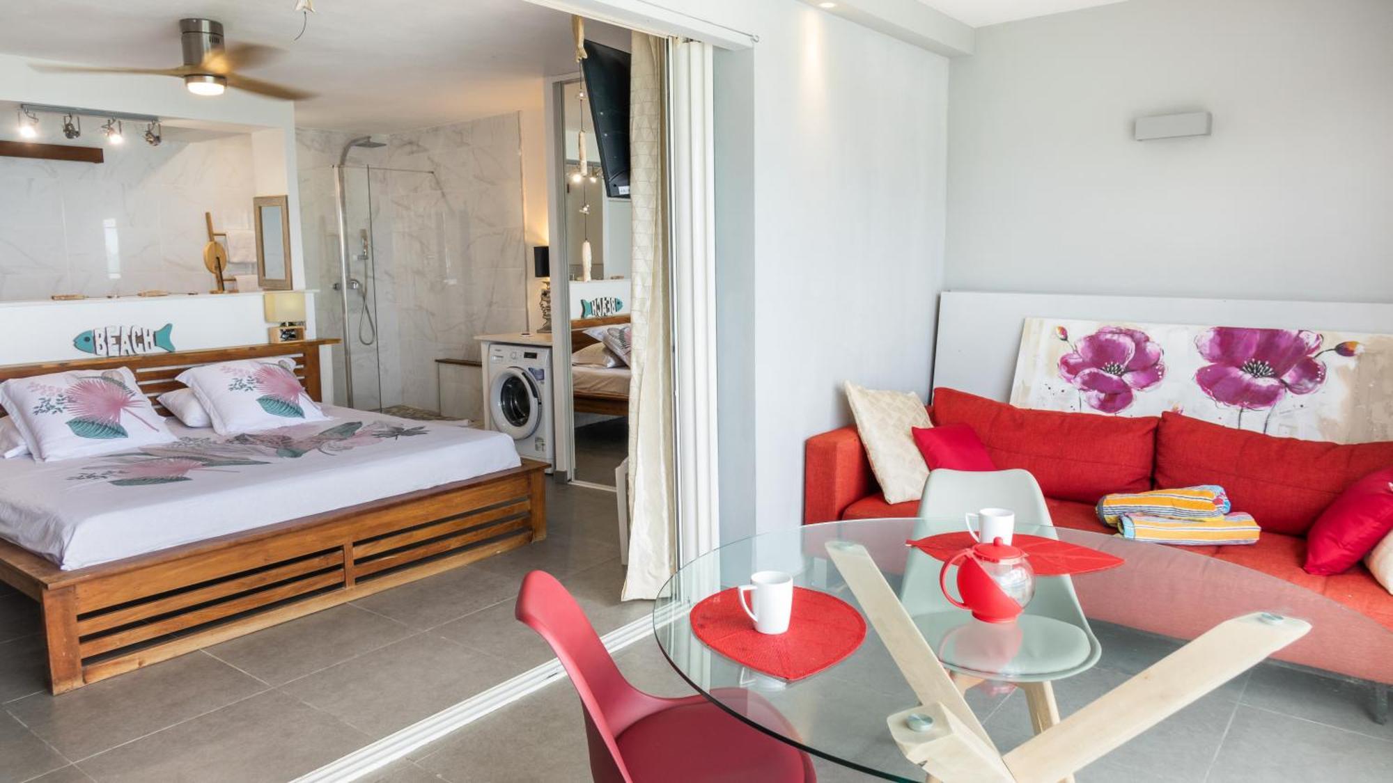 Official Page "Residence Bleu Marine" - Sea View Apartments & Studios - Saint-Martin French Side 그랜드케이스 객실 사진